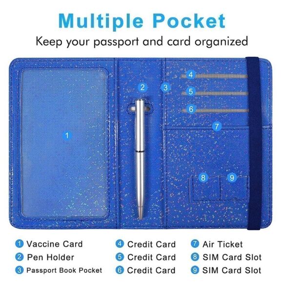 Leather Passport Cover  - Picture 5 of 5